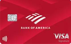 Tarjeta de crédito de recompensas en efectivo de Bank of America