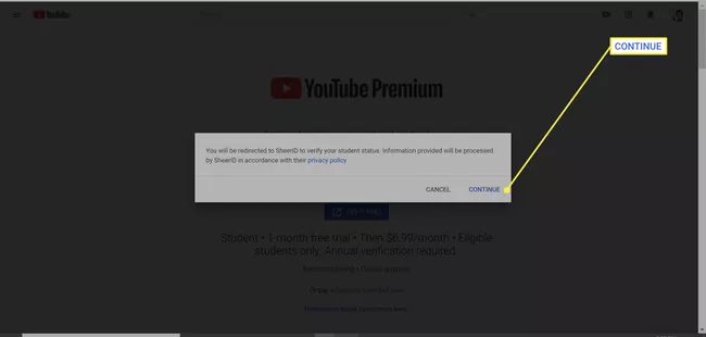 注册 YouTube Premium 学生折扣