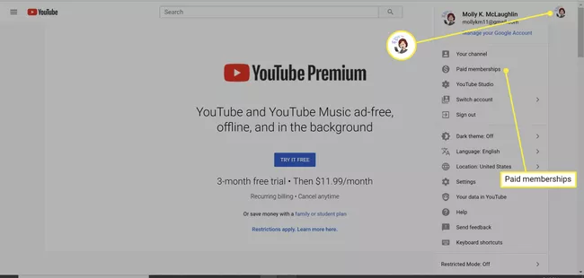 註冊YouTube Premium 學生折扣