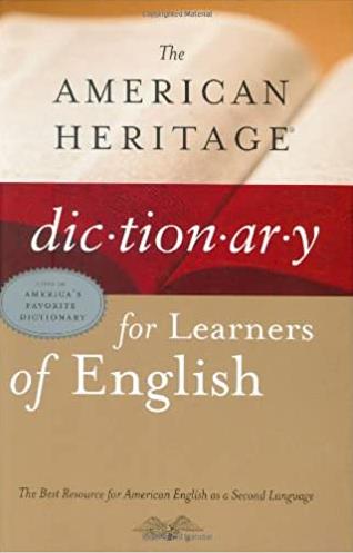 El American Heritage Dictionary para estudiantes de inglés