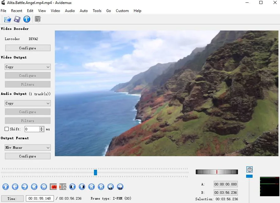 Best MP4 Video Editing Software - Avidemux