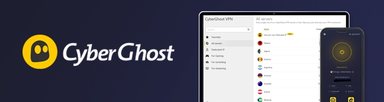 CyberGhost VPN 横幅